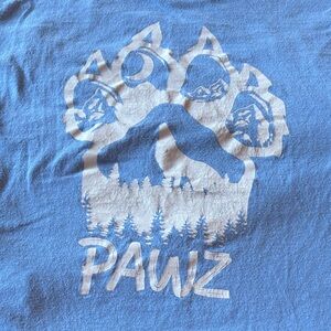 PAWZ Blue Long Sleeve Tee